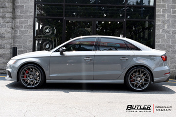 Audi RS3 with 19in HRE FF01 Wheels
