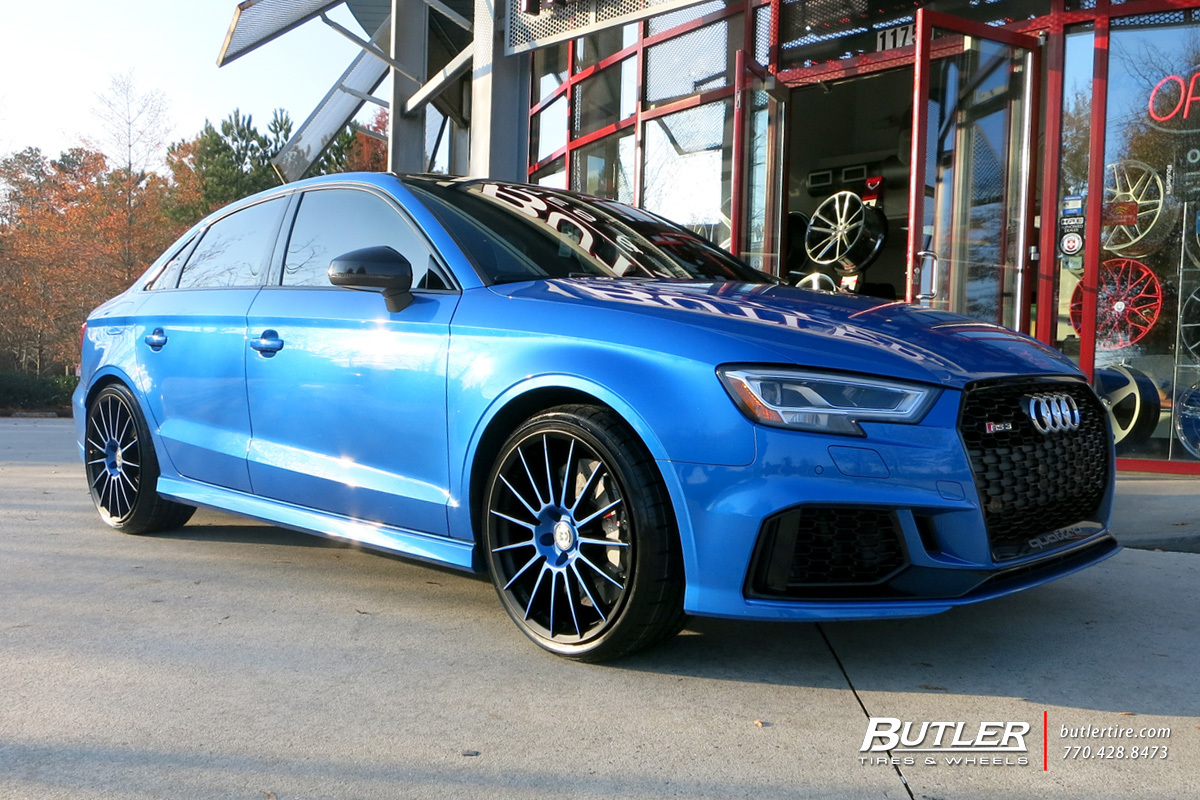 Audi RS3 with 19in HRE FF15 Wheels