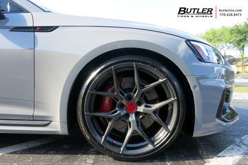 Audi RS5 with 20in Vossen HF-5 Wheels