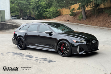 Audi RS6 with 22in HRE Wheels