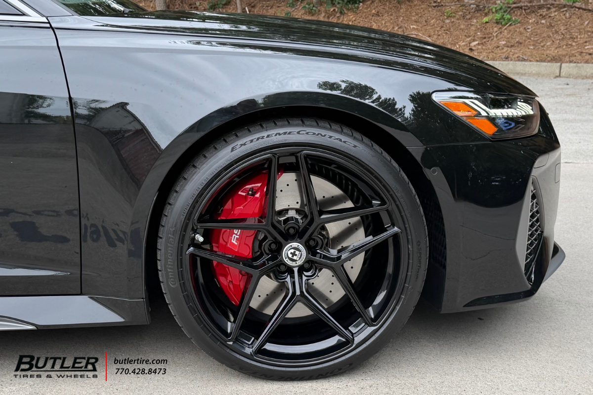 Audi RS6 with 22in HRE Wheels