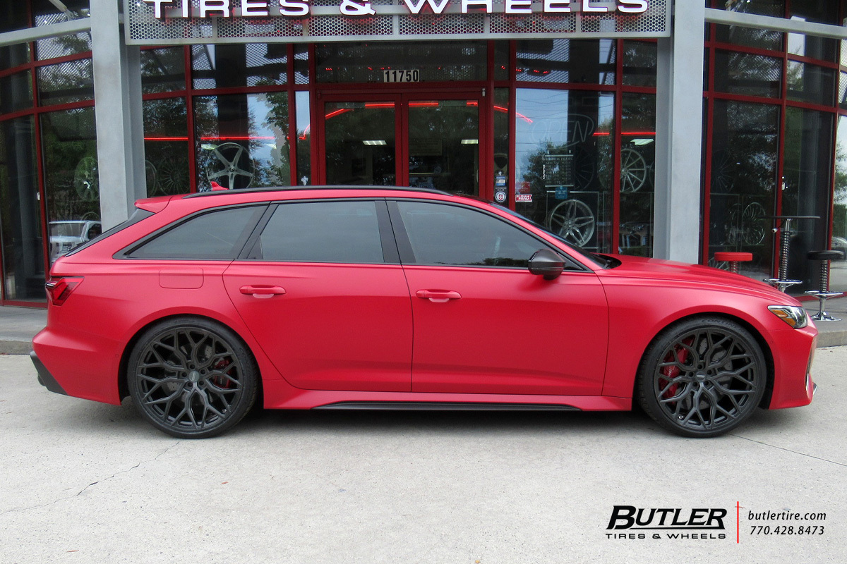 Audi RS6 Avant with 22in Vossen HF-2 Wheels