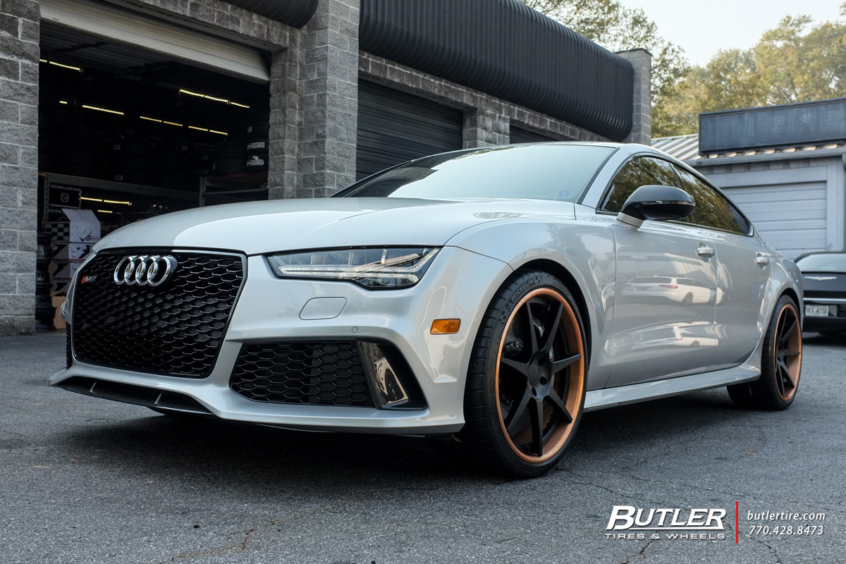 Audi RS7 with 21in Mint EM7 Wheels