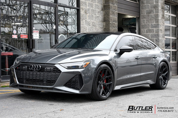 Audi RS7 with 21in Vossen HF-5 Wheels
