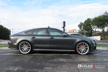 Audi RS7 with 22in Vossen HF-4T Wheels