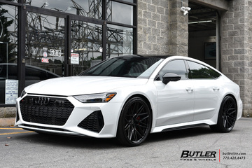 Audi RS7 with 22in Vossen HF-7 Wheels