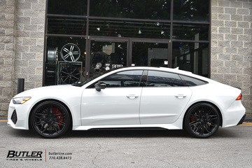 Audi RS7 with 22in Vossen HF-7 Wheels