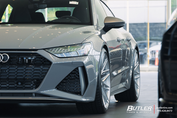 Audi RS7 with  Vossen HF7 Wheels