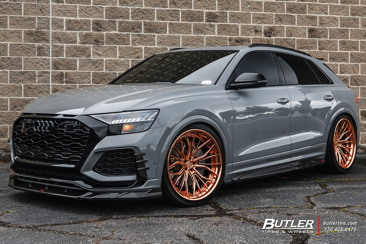 Audi RSQ8 with 24in AG Luxury AGL67 Wheels