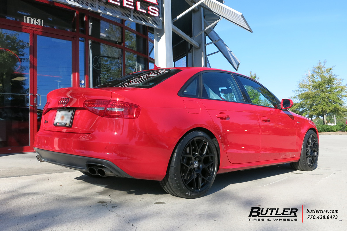 Audi S4 with 19in HRE FF01 Wheels