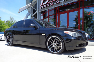BMW 5 Series with 20in Savini BS2 Wheels