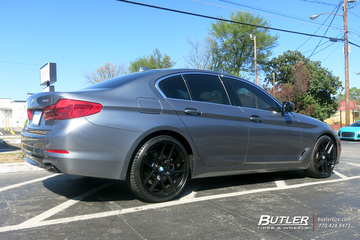 BMW 5 Series with 20in TSW Tabac Wheels