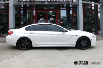 BMW 6 Series Gran Coupe with 22in Vossen HF-4T Wheels