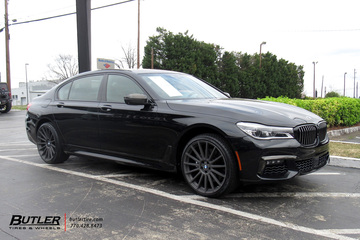 BMW 7 Series with 21in Victor Sascha Wheels