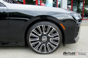 BMW 7 Series with 22in AG Luxury AGL77 Wheels