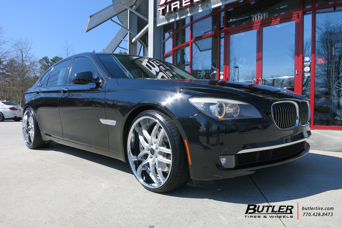 BMW 7 Series with 22in Savini BS2 Wheels