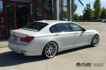 BMW 7 Series with 22in Savini SV47 Wheels