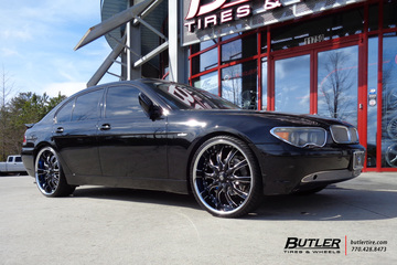 BMW 7 Series with 24in Lexani LSS10 Wheels