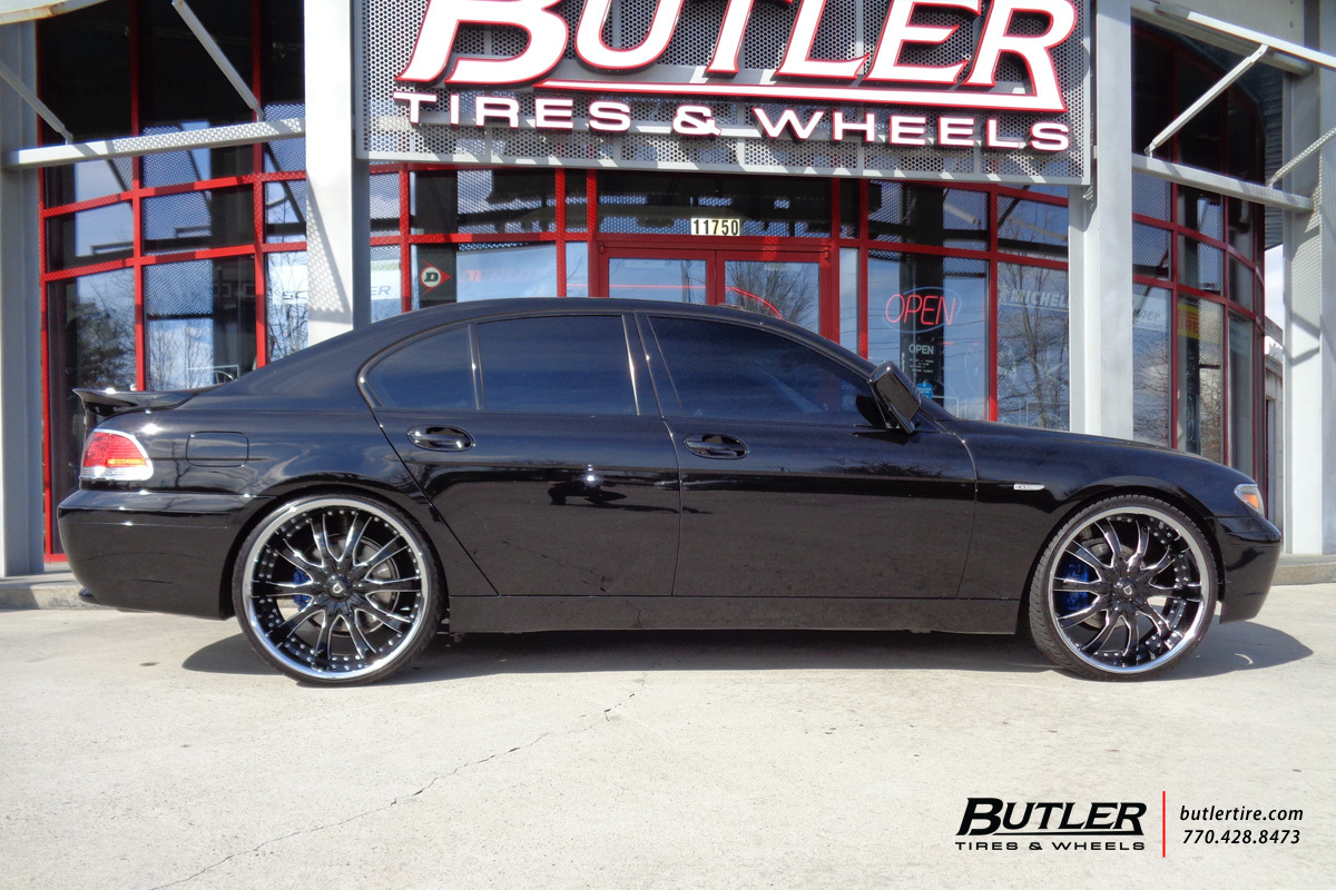BMW 7 Series with 24in Lexani LSS10 Wheels