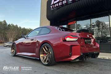 BMW M2 with 20in WL Forged M8-S111 Wheels