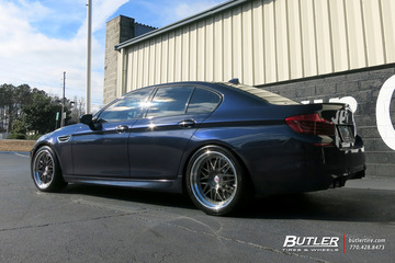 BMW M5 with 20in HRE 540C Wheels