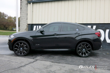BMW X6 with 22in Lexani CSS15 Wheels