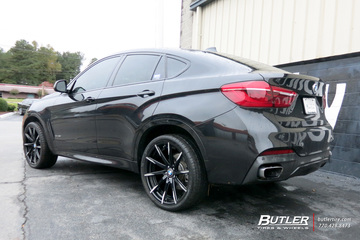 BMW X6 with 22in Lexani CSS15 Wheels