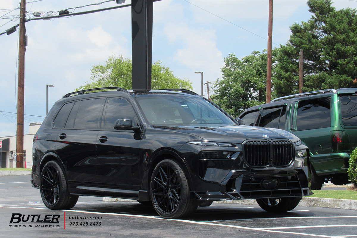 BMW X7 with  23in Vossen HF7 Wheels