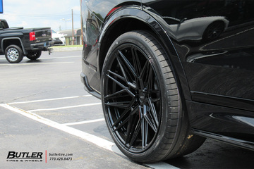 BMW X7 with  23in Vossen HF7 Wheels