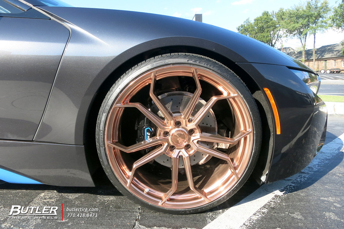 BMW i8 with 22in Avant Garde M632 Wheels