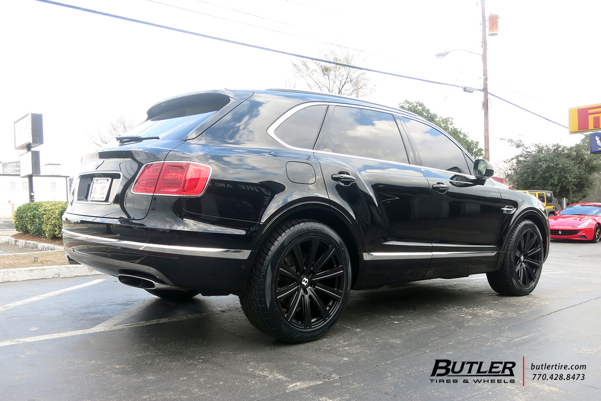 Bentley Bentayga with 22in Avant Garde Vanguard Wheels