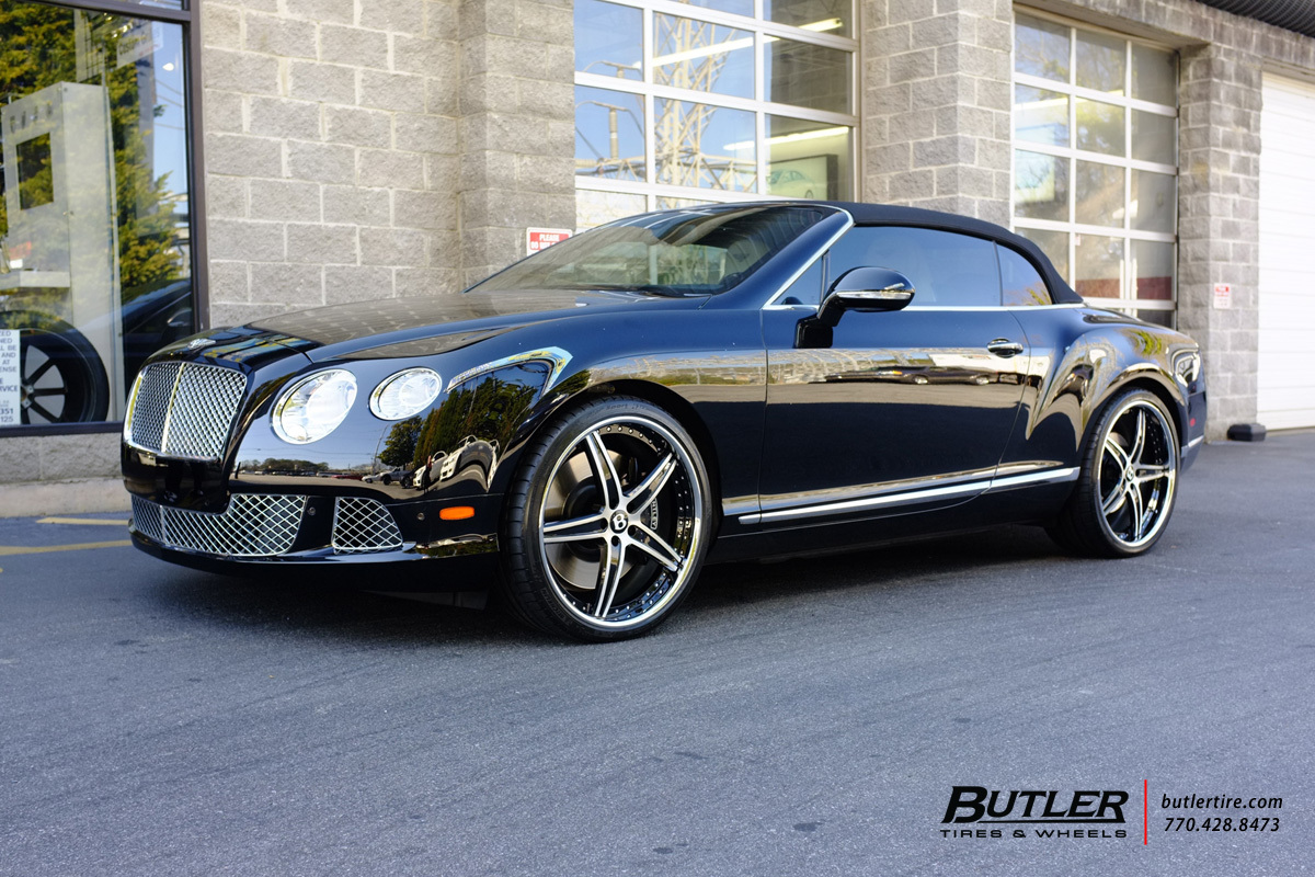 Bentley Continental GT-C with 22in Lexani LF705 Wheels