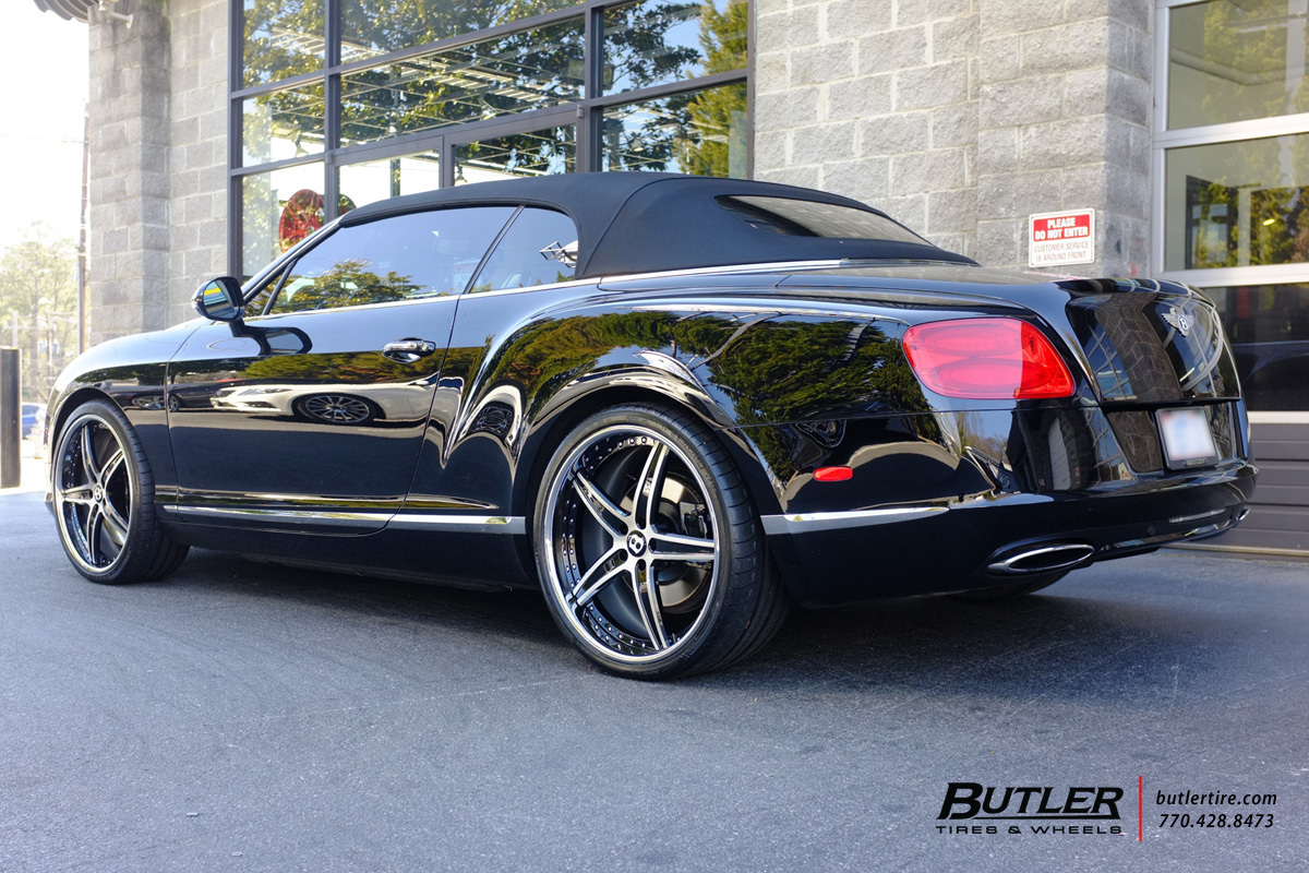 Bentley Continental GT-C with 22in Lexani LF705 Wheels