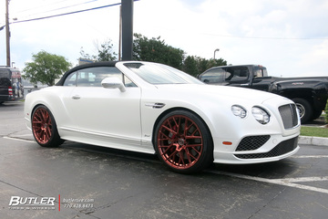 Bentley Continental GT-C with 22in Ruff R4 Wheels