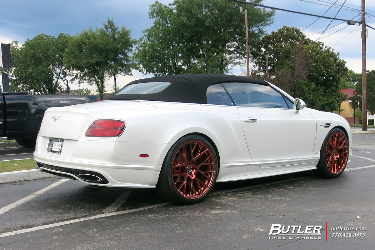 Bentley Continental GT-C with 22in Ruff R4 Wheels