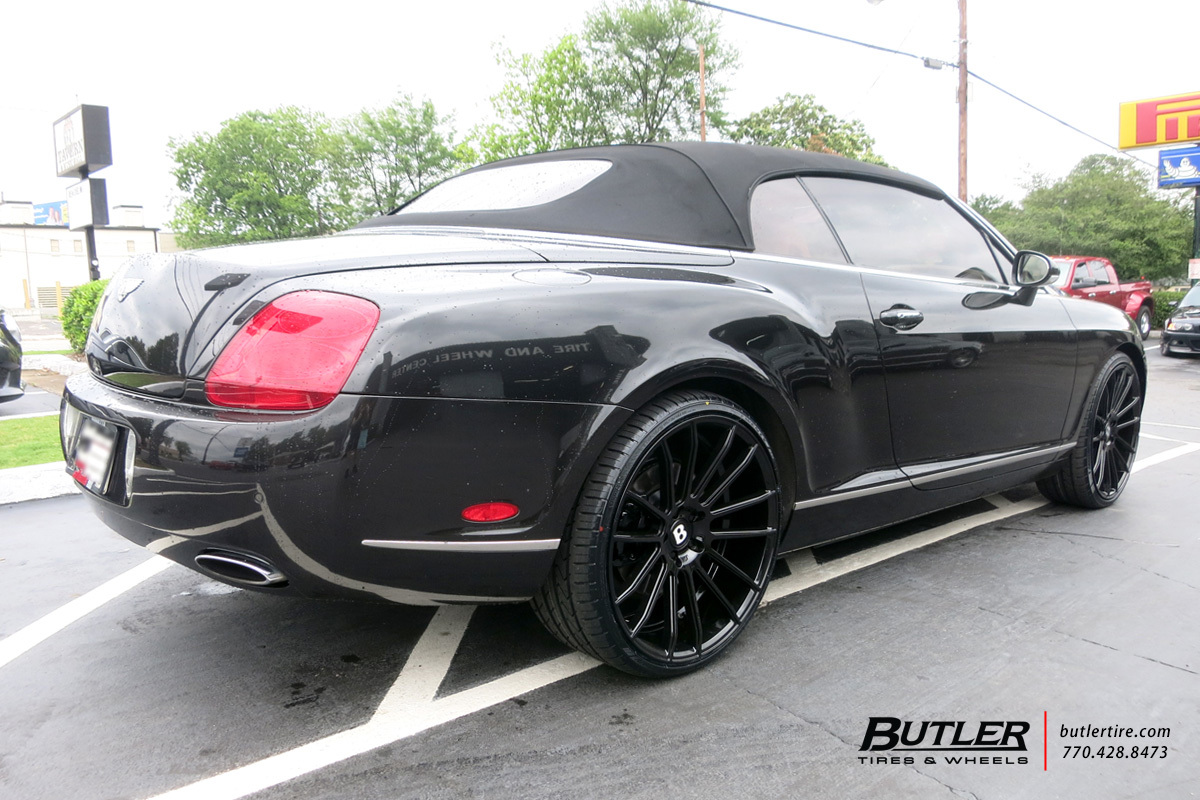 Bentley Continental GT-C with 22in Savini BM9 Wheels