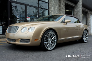 Bentley Continental GT-C with 22in Savini SV65d Wheels