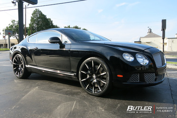 Bentley Continental GT with 22in Lexani CSS15 Wheels