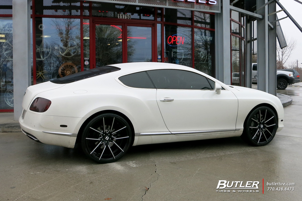Bentley Continental GT with 22in Lexani Gravity Wheels