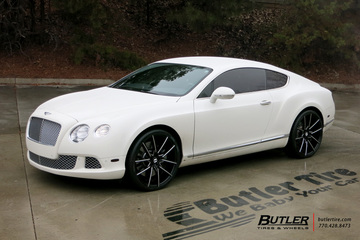 Bentley Continental GT with 22in Lexani Gravity Wheels