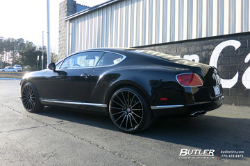 Bentley Continental GT with 22in Savini BM16 Wheels