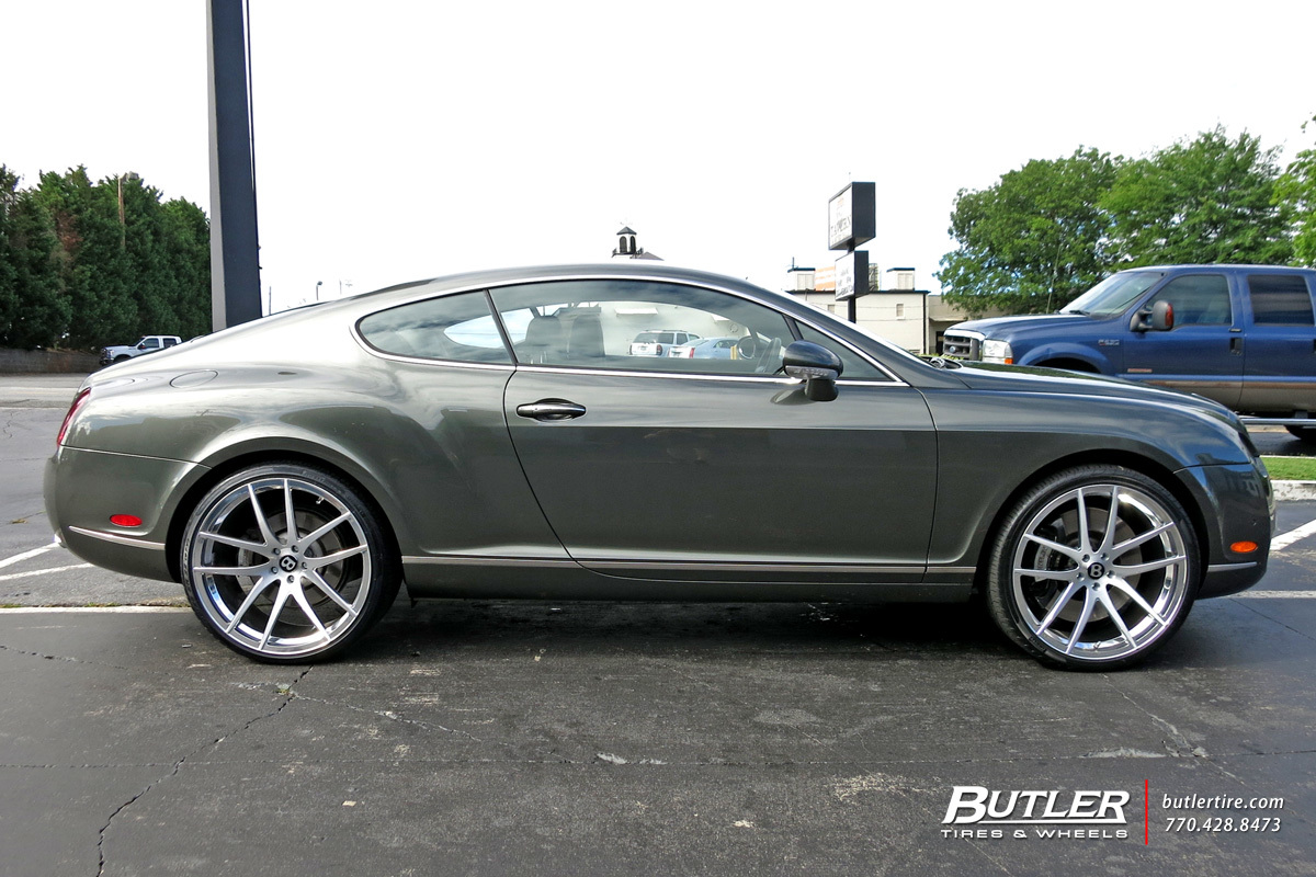 Bentley Continental GT with 22in Savini SV40M Wheels