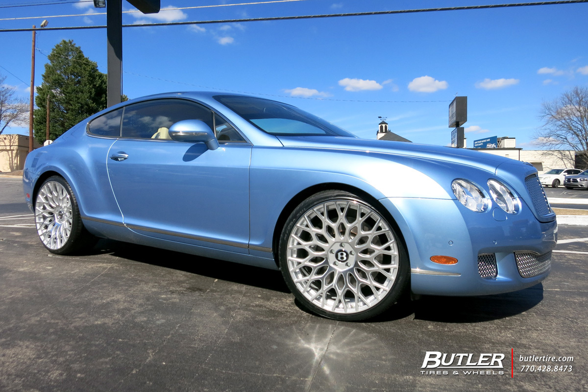 Bentley Continental GT with 22in TSW Oslo Wheels