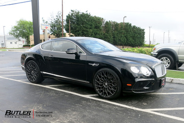 Bentley Continental GT with 22in TSW Oslo Wheels