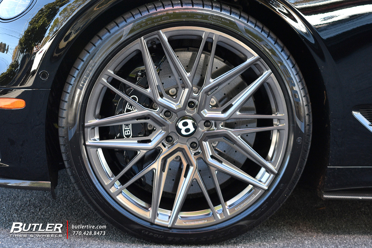 Bentley Continental GT with 22in Vossen EVO-5R Wheels