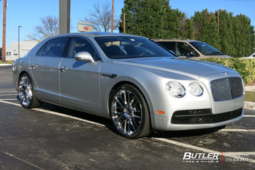 Bentley Flying Spur with 22in Lexani CSS8 Wheels