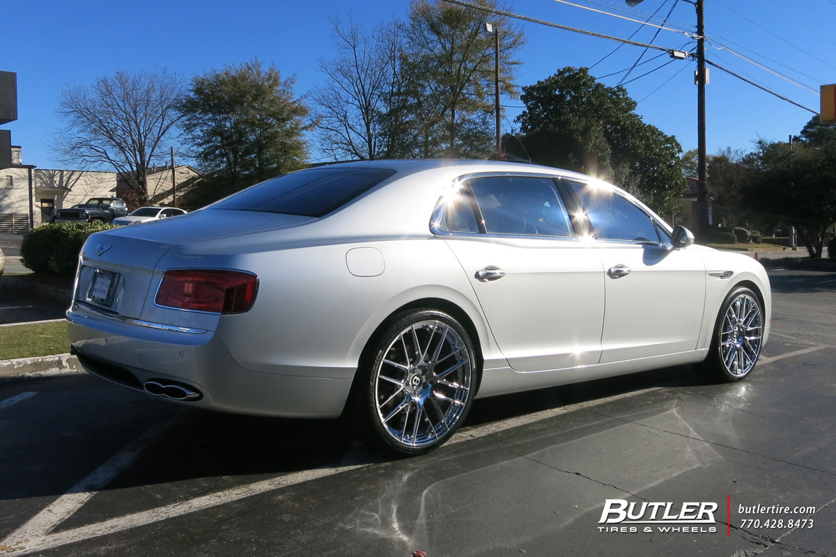 Bentley Flying Spur with 22in Lexani CSS8 Wheels