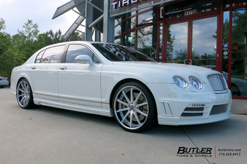 Bentley Flying Spur with 22in Savini SV41 Wheels