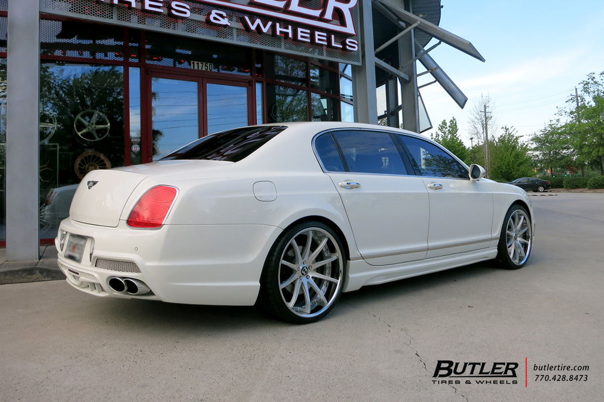 Bentley Flying Spur with 22in Savini SV41 Wheels
