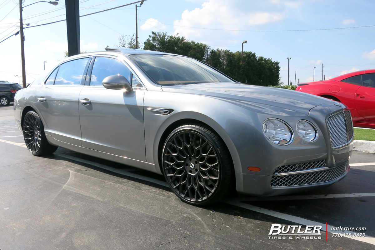 Bentley Flying Spur with 22in TSW Oslo Wheels